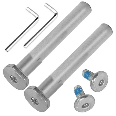 Abbildung von OTFAITP M8 40 76mm Innengewinde Innensechskant Schraube &amp; Bolzen Sortimentssätze Kinder Roller Teile für 2 3 4 Rad Kick Scooter Reparatur Vorderrad Hinterradachsen Werkzeuge (76mm)