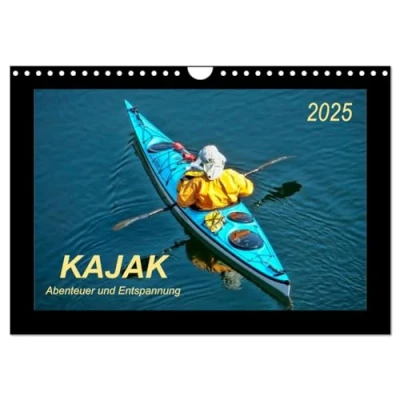 Abbildung von Kajak Abenteuer und Entspannung (Wandkalender 2025 DIN A4 quer), CALVENDO Monatskalender
