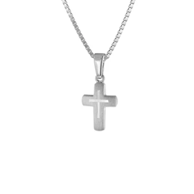 Abbildung von trendor 48870 Kinder Halskette mit Kreuz 925 Silber