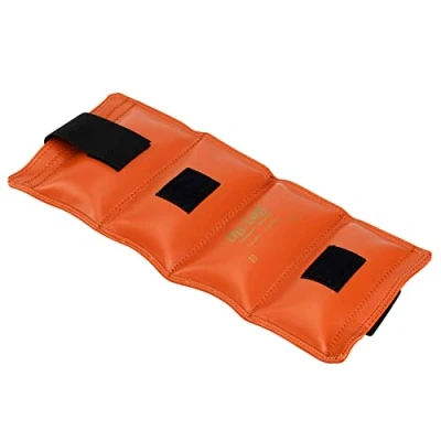 Abbildung von Cando Gewichtsmanschette Hand und Fußgelenkgewichte, 3,4 kg, orange, 10 0212