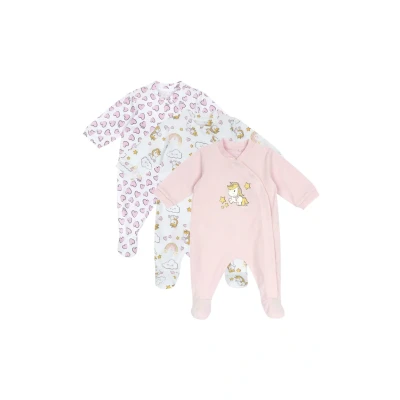 Abbildung von Chicco 3 PACK Strampler für Kinder, Größe: 68, Pink