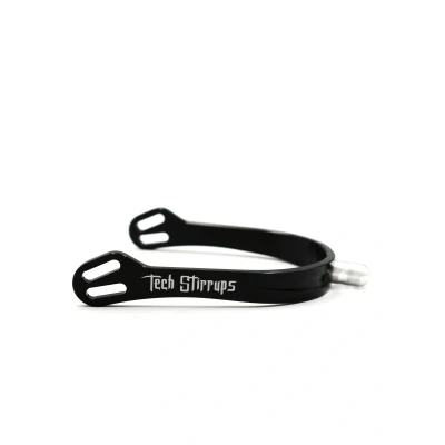 Abbildung von Tech Stirrups Sporen Verona Short Tips Schwarz