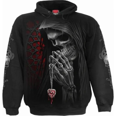 Abbildung von Spiral Forbidden Männer Kapuzenpullover schwarz XL 100% Baumwolle Everyday Goth, Gothic, Rockwear