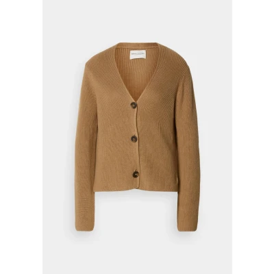 Abbildung von Marc O&#039;Polo Longsleeve V NECK Strickjacke, Damen, Größe: Small, Pure sand