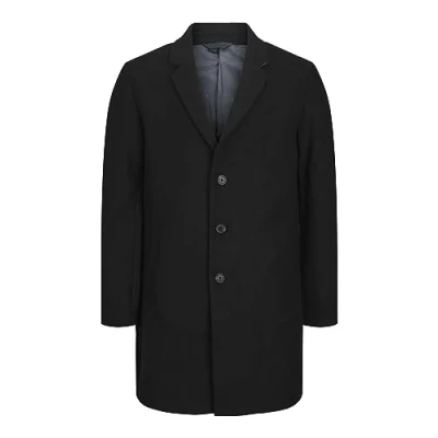 Abbildung von Jack &amp; Jones Jjemorrison Kurzmantel, Herren, Größe: Small, Schwarz