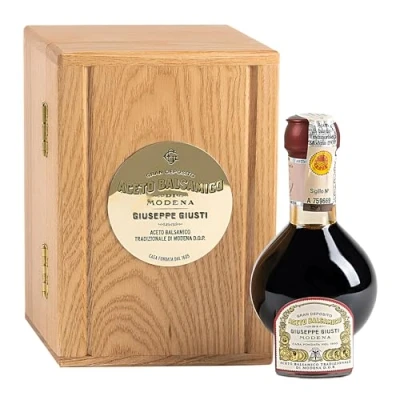 Abbildung von Giuseppe Giusti Aceto Balsamico Tradizionale di Modena DOP Balsamessig Traditionell aus in Holzkiste (1 x 0.1 l)
