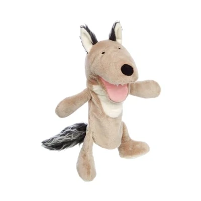 Abbildung von sigikid Handspielpuppe WOLF PLÜSCHFIGUR FÜRS Puppenspiel Kuscheltier für Kinder, Größe: One Size, Beige