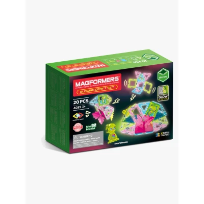 Abbildung von Magformers Glowing Craft Bausatz 20 Teile