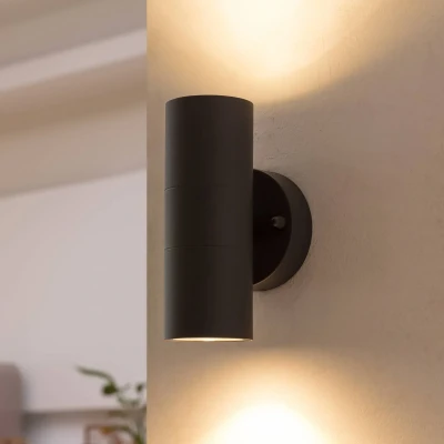 Abbildung von Prios Tulimar Außenwandlampe, zweiflammig