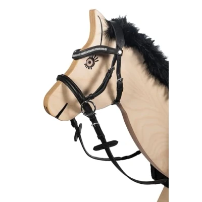 Abbildung von HKM Holzpferd Gebisslose Trense Funny Horses für Holzpferde
