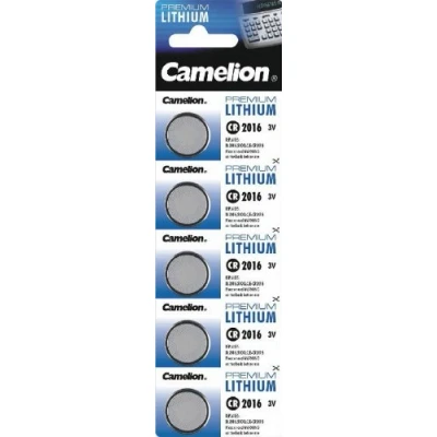 Abbildung von Lithium Knopfzelle CAMELION CR1616, 3V, 16x1,6mm, 5er Blister