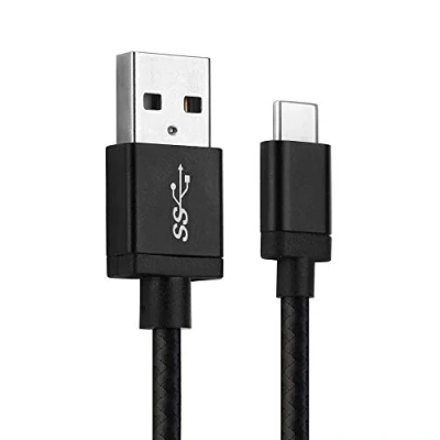 Abbildung von CELLONIC® USB Kabel 1m kompatibel mit ASUS ZenPad S 8.0 / 3 10 (Z301) 3S Ladekabel C (Type C) auf A 3.0 Datenkabel 3A schwarz Nylon