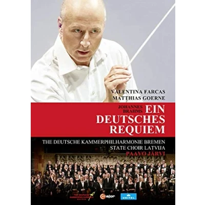 Abbildung von Brahms: Ein Deutches Requiem [Valentina Farcas; Matthias Goerne; State Choir Latvija; Deutsche Kammerphilharmonie Bremen; Paavo Järvi] [C Major Entertainment: 753304] [Blu ray]