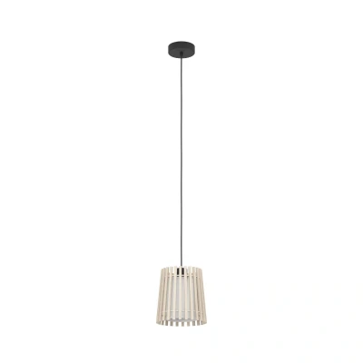 Abbildung von Eglo 900902 Hängeleuchte FATTORIA Stahl schwarz E27 1X25W H:110cm Ø20cm dimmbar