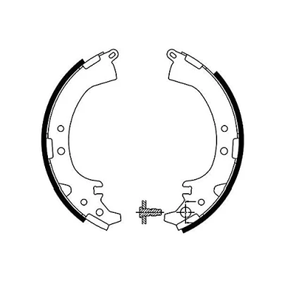 Abbildung von KAVO PARTS KBS 9930 Bremsbacken 229 40 TOYOTA: RAV4 II SUV, I SUV Cabrio