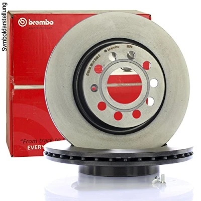 Abbildung von BREMBO MAX LINE 09.8601.75 Bremsscheibe 260 24 4 innenbelüftet, geschlitzt beschichtet mit Schrauben OPEL: Combo C Kasten / Kombi, Meriva A