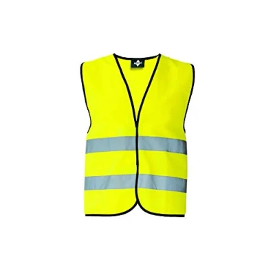 Abbildung von korntex Warnweste Standard schwarzer Saum gelb XXL