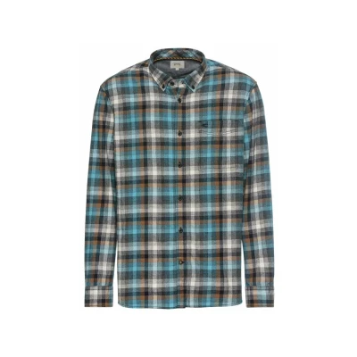 Abbildung von camel active MIT Karomuster Hemd, Herren, Größe: 3XL, Steel blue