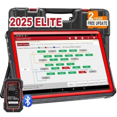 Abbildung von Launch X431 PRO3S+ V5.0 OBD2 Diagnosegerät OE Level voll System Scanner mit ECU Codierung, Bidirektionaler Steuerung, FCA Auto 35+ Reset Service,ABS, Öl, EPB, DPF, BMS, SAS usw