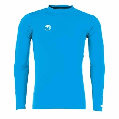 Abbildung von uhlsport Kinder Distinction Colors Langarm Unterhemd, Cyan, 116