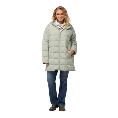 Abbildung von Ulla Popken Steppjacke HYPRAR wasserabweisend 2 Wege Zipper