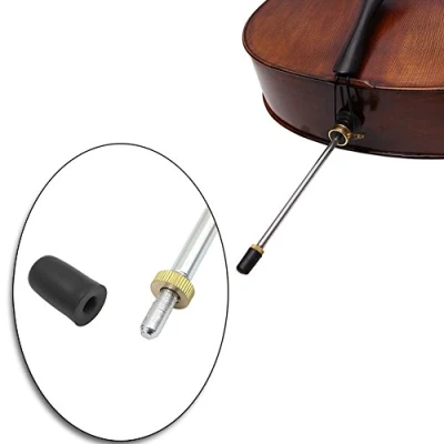 Abbildung von 5 Stücke Cello End Pin Tipp Verschleißschutz Gummi Schutzkappe Rutschfeste Cap für Saiteninstrumente