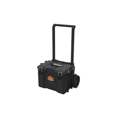 Abbildung von Keter ROC Pro Gear Werkzeugkoffer, robust, 71,1 cm, Schwarz/Grau