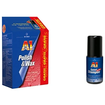 Abbildung von Dr. Wack A1 Polish &amp; Wax 500 ml inkl. GRATIS Speed Shampoo I Auto Politur Wachs Langanhaltender Schutz Glanz Für alle Lacke geeignet Hochwertige Autopflege Made in Germany