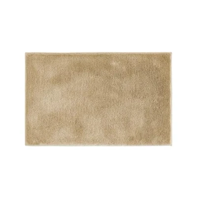 Abbildung von andiamo Badematte rutschfest Florida Badezimmerteppich weich und flauschig Badteppich waschbar Duschvorleger Badvorleger für Badezimmer 50 x 80 cm Taupe