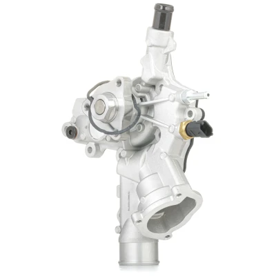 Abbildung von RIDEX 1260W0338 Wasserpumpe mit Dichtung Motortemperaturfühler für Keilrippenriementrieb OPEL: Astra H Schrägheck, Caravan, Meriva A
