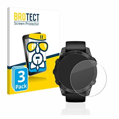 Abbildung von BROTECT Schutzglas für Garmin Epix Pro (Gen 2) (47 mm) (3 Stück) Schutzfolie Panzer Folie Glas [Extrem Kratzfest 9H, Anti Fingerprint,