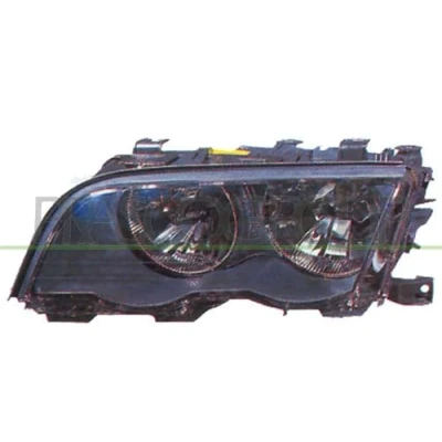 Abbildung von PRASCO BM0184914 Scheinwerfer links H7/H7 schwarz für Rechtsverkehr mit Elektromotor Stellmotor LWR