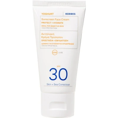 Abbildung von Korres Sunscreen FACE Cream SPF30 Sonnenschutz, Größe: 50 ml,