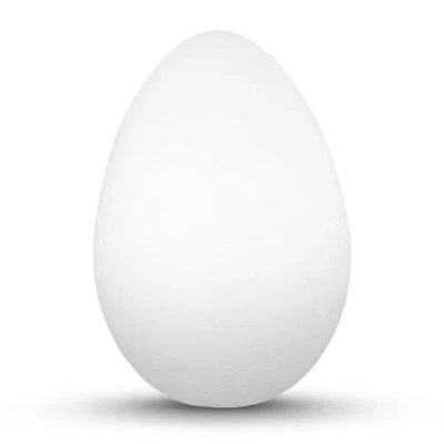 Abbildung von Netuno 10 Stück Styroporeier 8 cm Eier aus Styropor weiß Deko Ostereier ideal für Ostern Dekoration Basteln Modellierung als Geschenk
