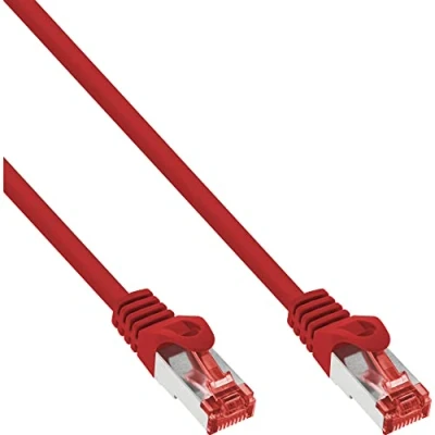 Abbildung von InLine 76107R Patchkabel, S/FTP (PiMf), Cat.6, 250MHz, PVC, CCA, rot, 7,5m