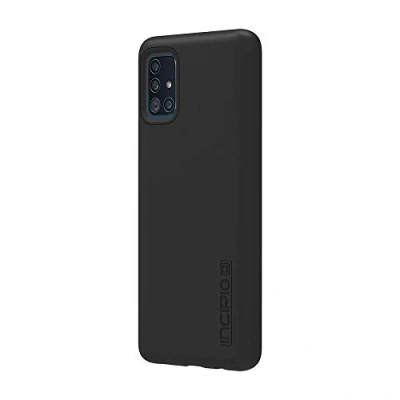 Abbildung von Incipio DualPro Cover für Samsung Galaxy A51 von zertifizierte Hülle (schwarz) [Extrem robuste Handyhülle I Stoßabsorbierendes Case Soft Touch Beschichtung Hybrid] SA 1037 BLK