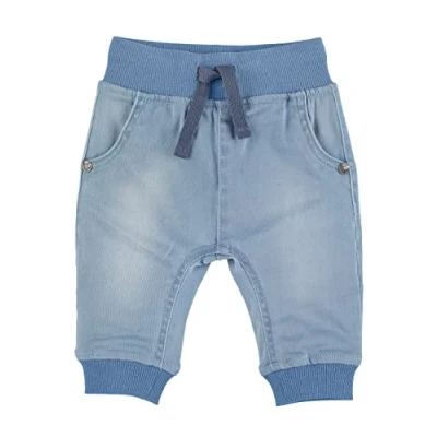 Abbildung von Sterntaler Unisex Baby GOTS Hose Emmi Kleinkind Ausstattung, Mittelblau, 62