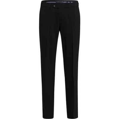 Abbildung von EUREX By Brax Herren Jan Flatfront Schurwollmix Hose, Schwarz, 46W / 32L EU