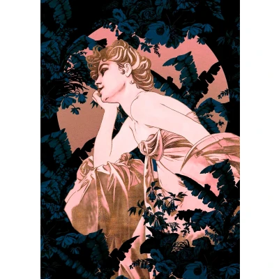 Abbildung von Komar Vliestapete &quot;Songes Bleu&quot;, 200x280 cm (Breite x Höhe)