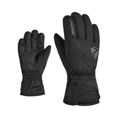 Abbildung von Ziener Loriko AS Fingerhandschuh für Kinder, Größe: 164/170, Black
