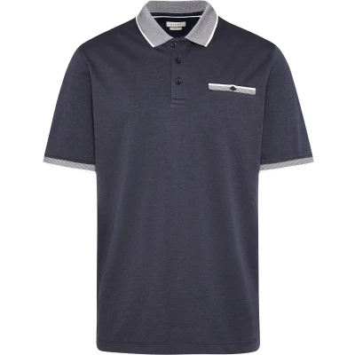 Abbildung von bugatti Modern FIT Poloshirt, Herren, Größe: Small, Marine