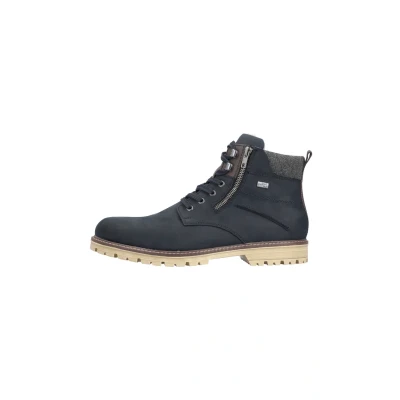 Abbildung von Rieker Schnürstiefelette, Herren, Größe: 41, Marineblau Schuhe