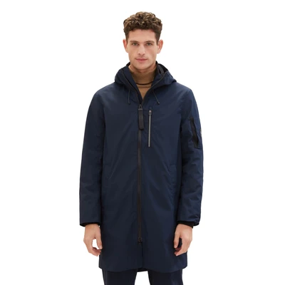 Abbildung von TOM Tailor Parka, Herren, Größe: Small, Sky captain blue
