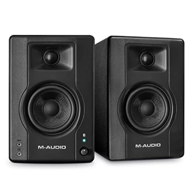 Abbildung von M Audio BX3BT 3,5&quot; Studio Monitore mit Bluetooth High Definition Monitor Lautsprecher Boxen für Recording und Multimedia, 120W Paar