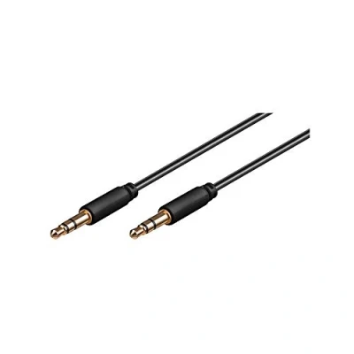 Abbildung von Wentronic Goobay 3,5mm Klinke Verbindungskabel, 0.5 m 3,5 mm Stecker (3 Pin, Stereo) &gt; (69116)