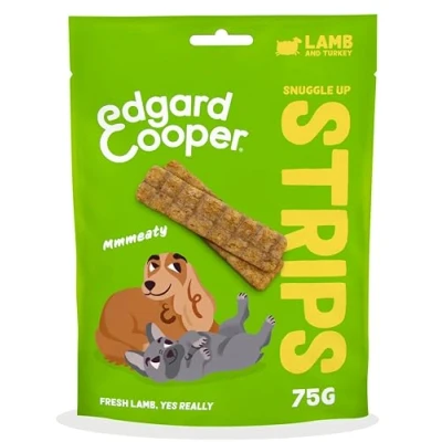 Abbildung von Edgard&amp;Cooper Streifen 75 g Hundesnacks Lamm...