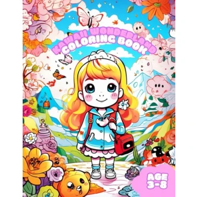 Abbildung von Kawaii Wonderland Coloring Book: Color Magical book for Kids Age 3 8
