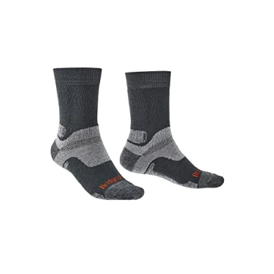 Abbildung von Bridgedale Herren Hike Midweight Merino Performance Boot Original Socken, Gunmetal, L