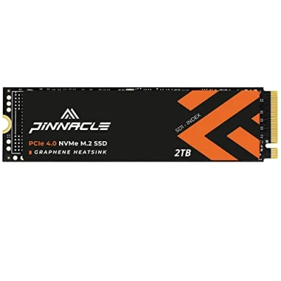 Abbildung von Timetec PCIe 4.0 Gaming SSD mit NVMe Phison E27T Gen4x4 M.2 2280 3D NAND TLC 2000TBW Lese /Schreibgeschwindigkeit bis zu 7.400/6.100 MB/s für PS5, PC, Laptop (2TB Graphene)