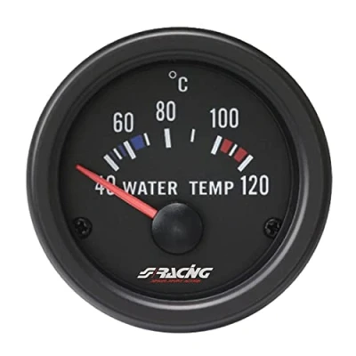 Abbildung von Simoni Racing WT/B Elektrische Wassertemperaturanzeige Sensoren, Retro Lighted, White Face